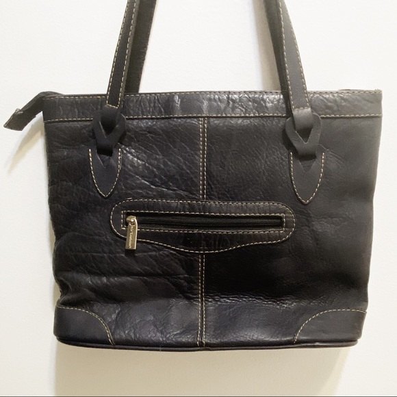 D’Luciano Moda Mexico Brown Leather Tote Shoulder Bag - Picture 4 of 9